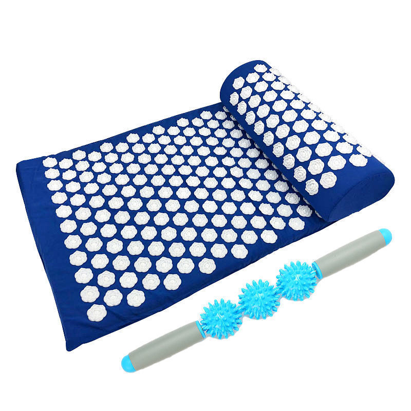 Portable Comfortable Relieve Stress Pain Acupuncture Body Massage Cushion Acupressure Mat acupuncture needle mat