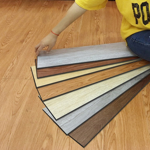 Plastic Flooring Type Peeling And Stick Pisos Self Adhesive Floor Tile Vinyl Lvp Flooring