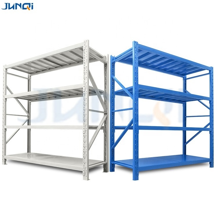 Custom racking Shelf system metal light duty storage rack boltless  4 tier span powder Coating storage shelves units for sale