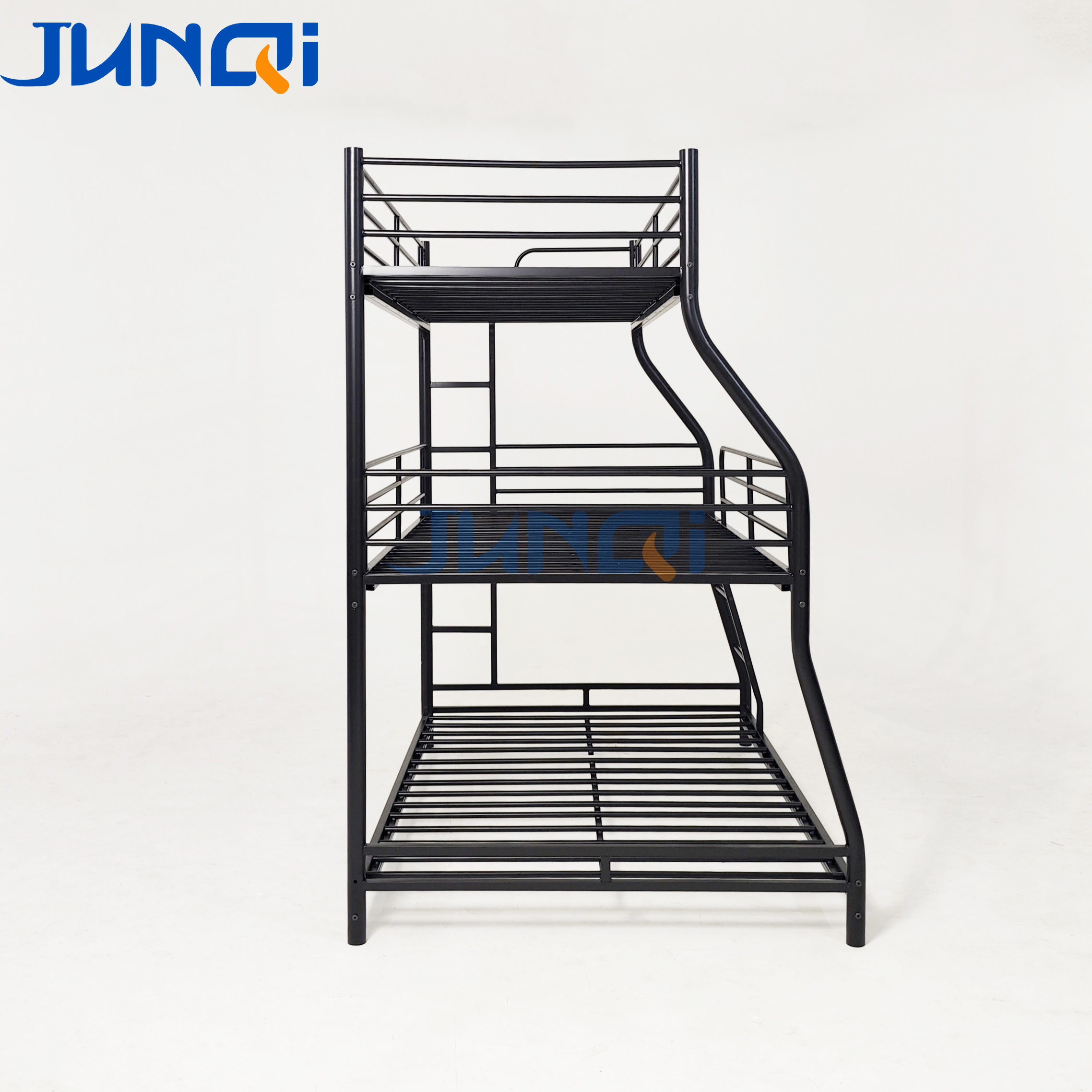 Factory wholesale 3 tier student beds adult triple full bunk beds triple metal bunk bed