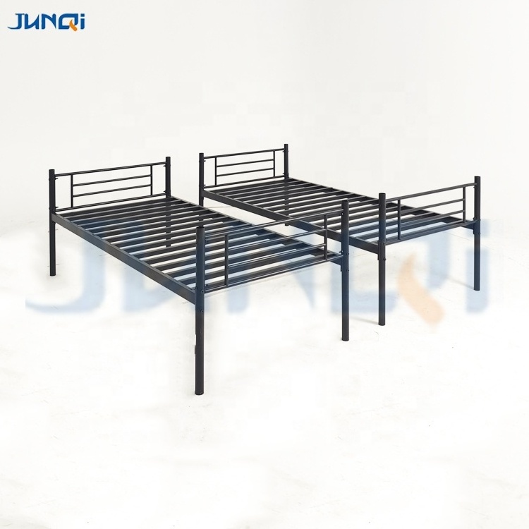 Junqi Wholesale Bunk Bed For Adult Modern Heavy Duty Double Metal Detachable Bunk Bed