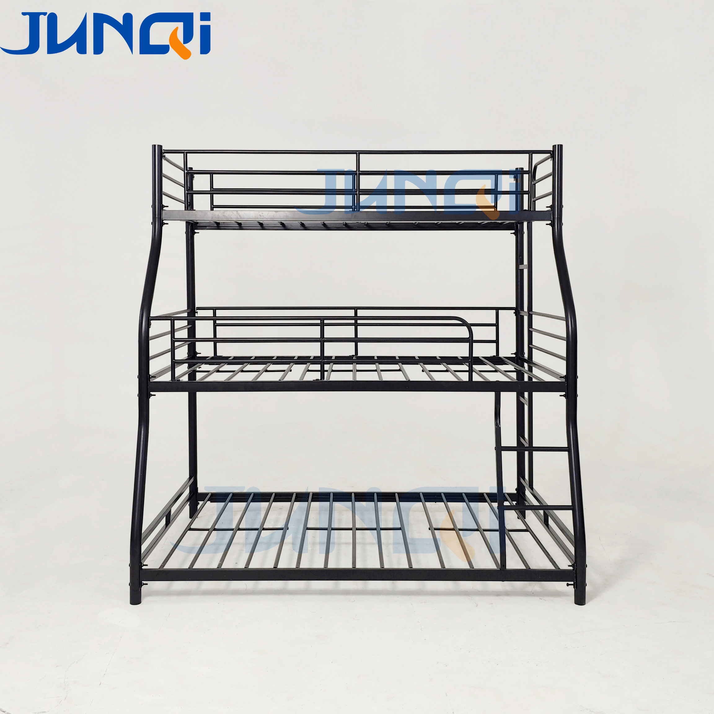 Factory wholesale 3 tier student beds adult triple full bunk beds triple metal bunk bed