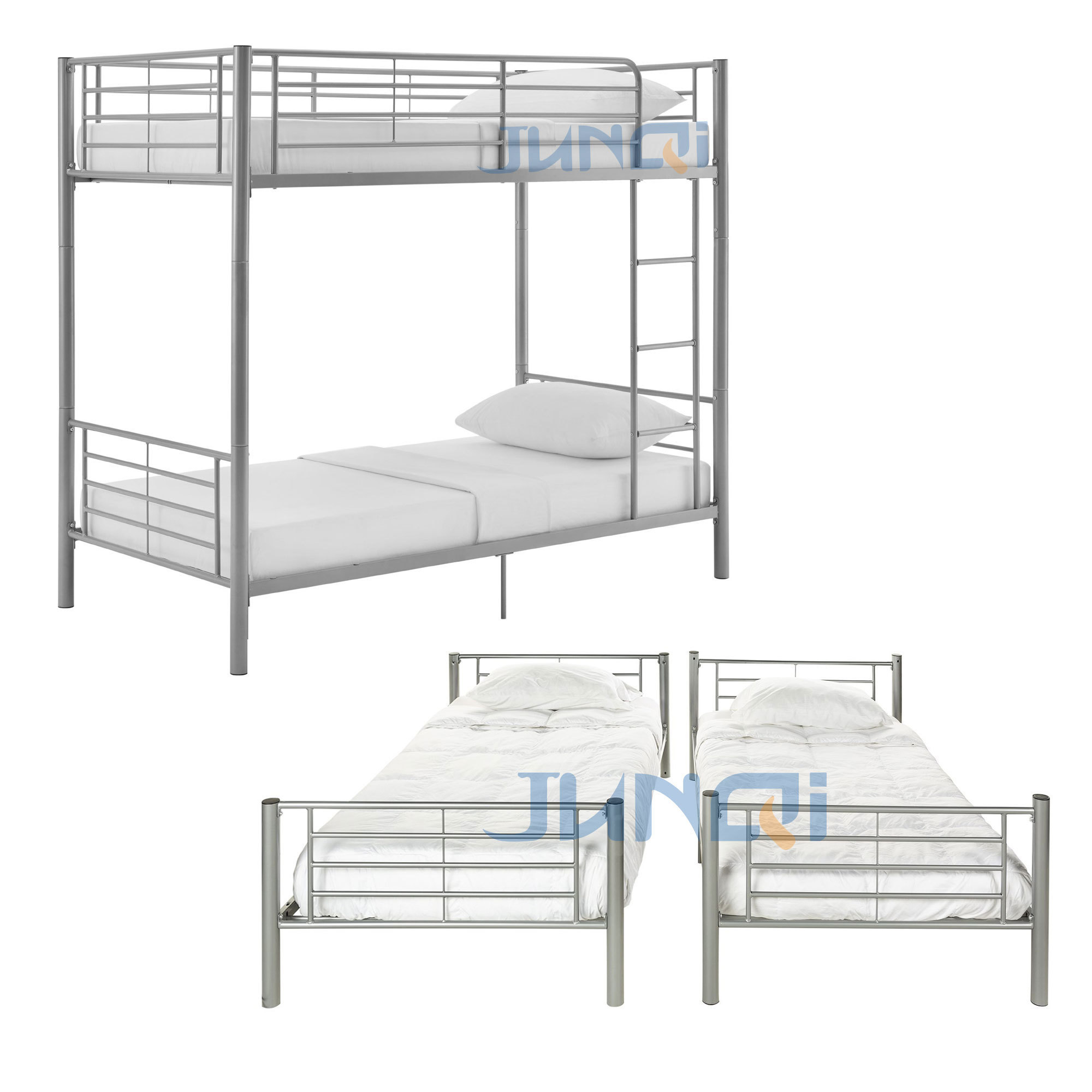 Hot selling in Southeast Asia market bedroom furniture hostel dormitory bed split king adjustable bed bunk bed