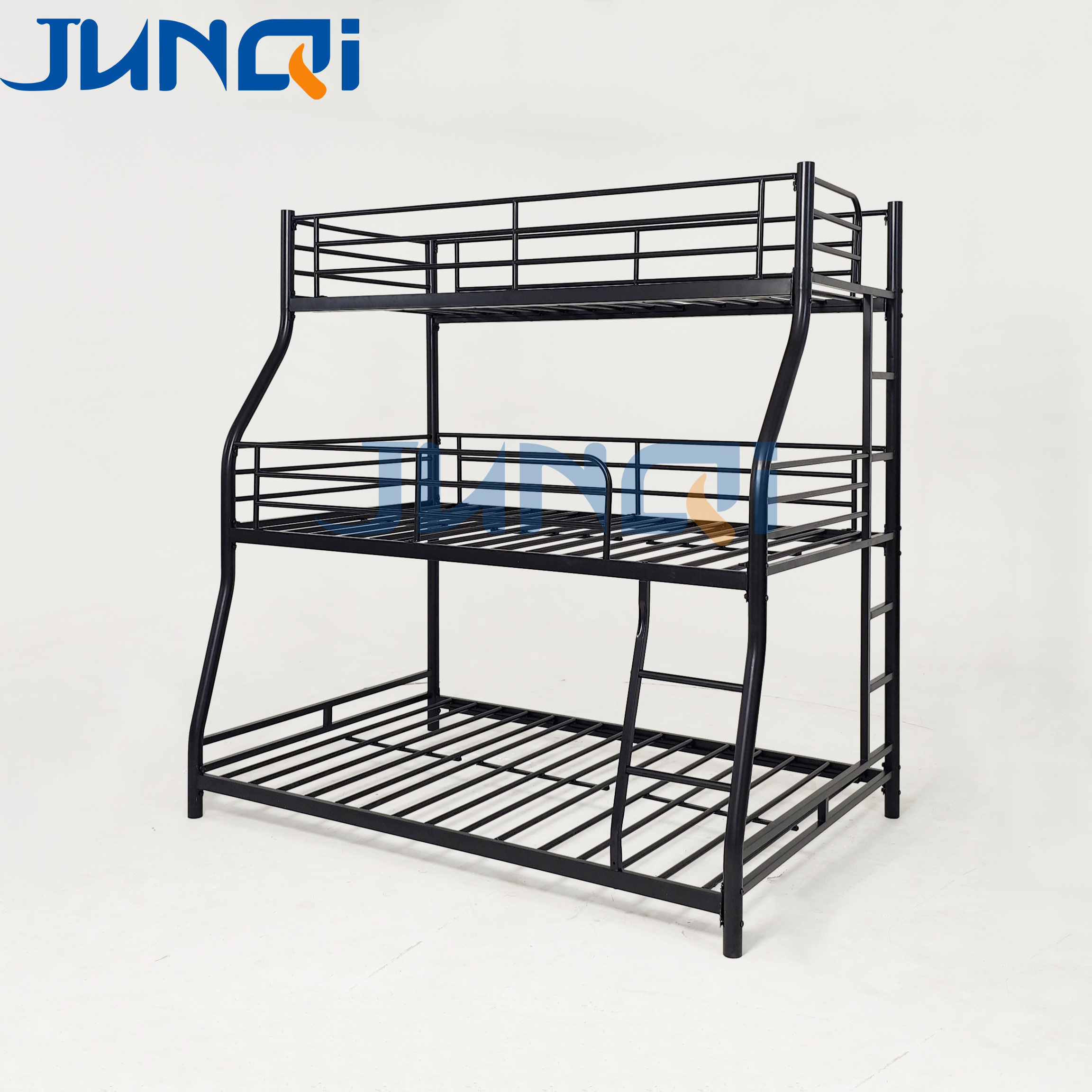 Factory wholesale 3 tier student beds adult triple full bunk beds triple metal bunk bed