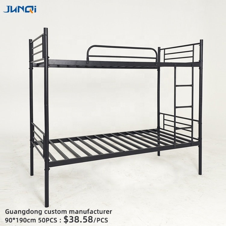 Junqi Wholesale Bunk Bed For Adult Modern Heavy Duty Double Metal Detachable Bunk Bed