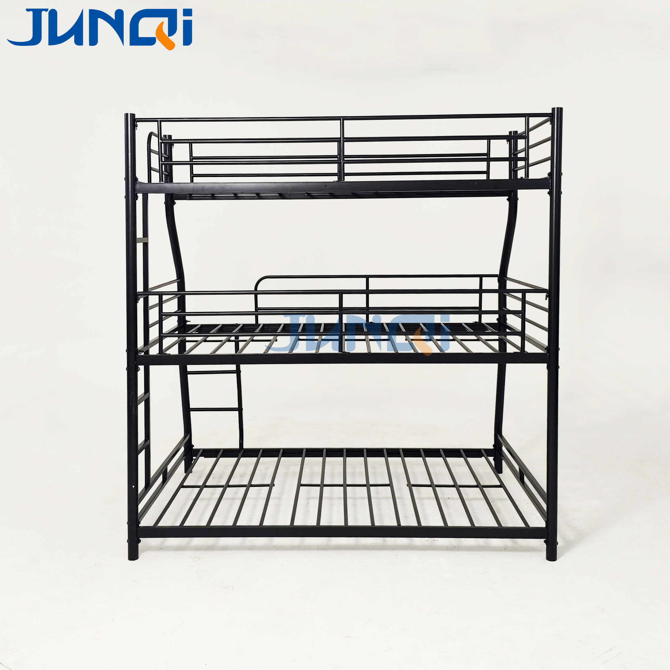 Factory wholesale 3 tier student beds adult triple full bunk beds triple metal bunk bed