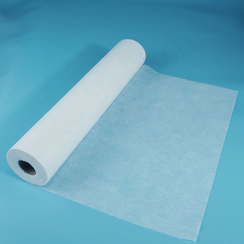 Disposable Non-woven Fitted Massage Bed Sheets Roll With Face Hole For Massage Bed