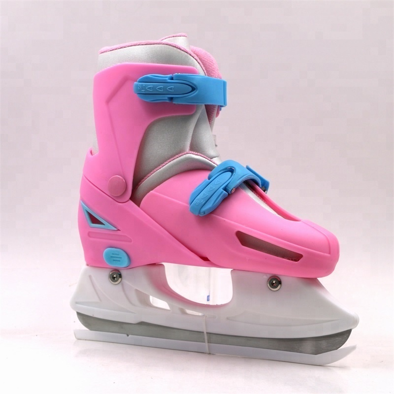 PVC/PU Adjustable Ice Skates Colorful Wholesale Ice Skate Shoes