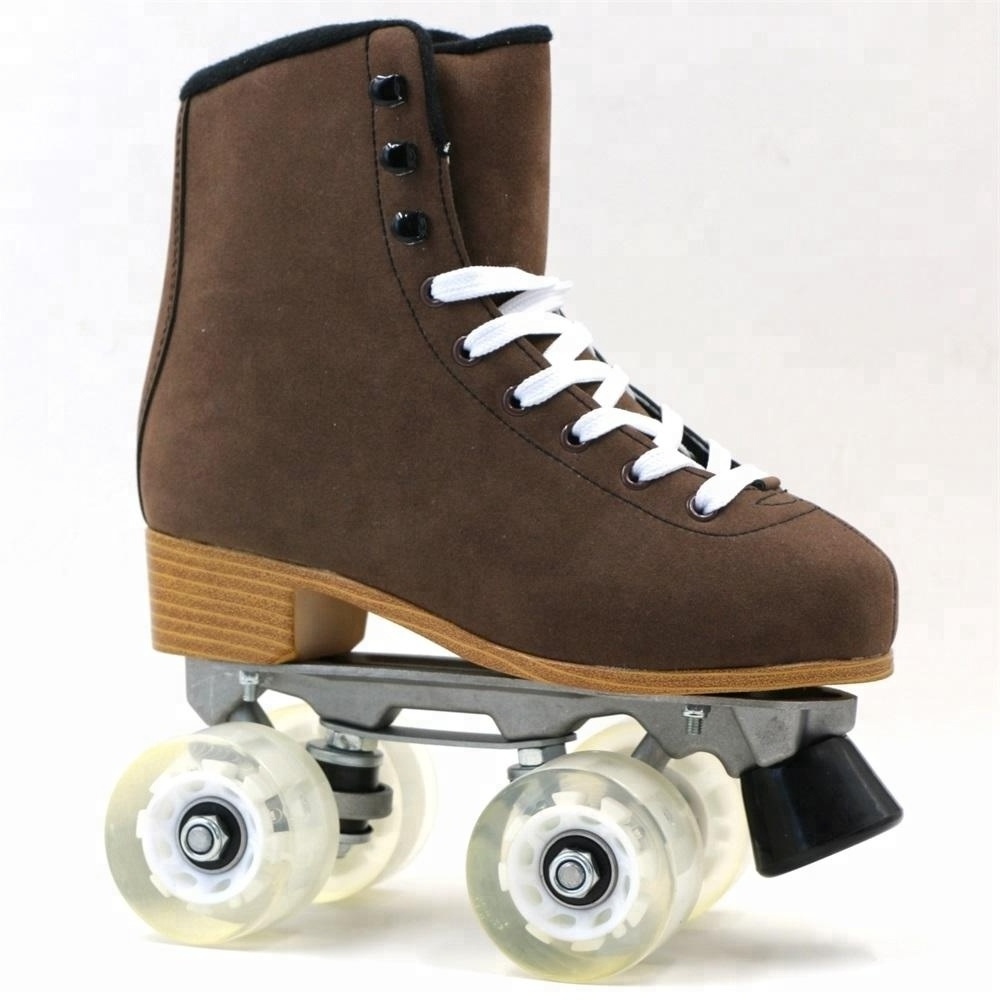 Suede Indoor Roller Skates Soft Roller Skate Cheap Used Roller Skates