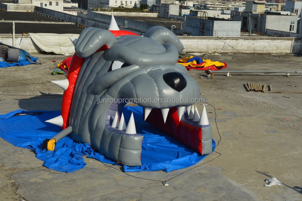 High school mascot inflatable bulldog tunnel,inflatable football tunnel , inflatable sports tunnel TL-23