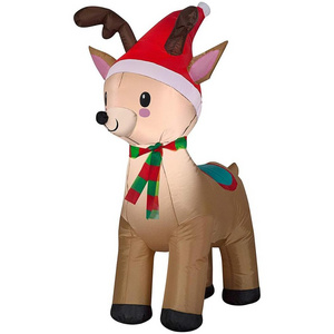 Air blown inflatable Christmas lights up reindeer decoration  CH-18