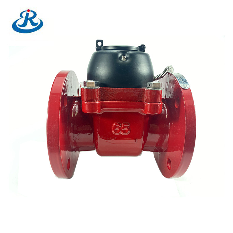 Cast Iron DN65mm 485 Modbus RTU Remote Photoelectric Hot Water Meter