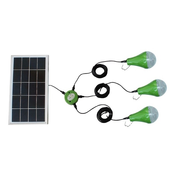 Practical design low cost indoor solar powered led room light