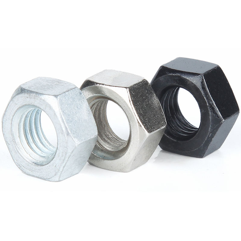 M6 M8 M10 Grade 4.8 8.8 10.9 12.9 Gal Carbon Steel Blue Yellow Zinc Coating Hex Hexagon Hexagonal Head Heavy Thin Nut DIN934