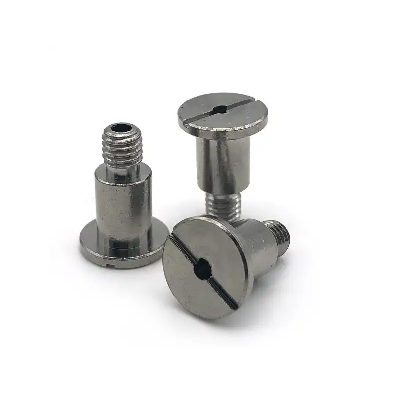 M6 M8 18-8 Stainless Steel INOX SUS SS 304 316 316L Passivation Polished Slotted Round Hole Pan Head Shoulder Step Bolt DIN923