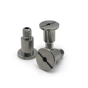 M6 M8 18-8 Stainless Steel INOX SUS SS 304 316 316L Passivation Polished Slotted Round Hole Pan Head Shoulder Step Bolt DIN923