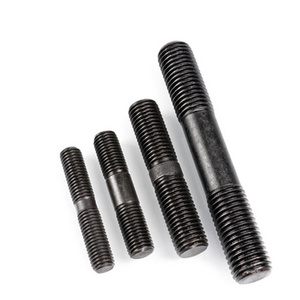 Carbon Steel ASTM A325  GR A B C ASTM 449 B7 B8 B8M Black Oxide Metric Standard Double End Stud DIN938 DIN939 DIN940