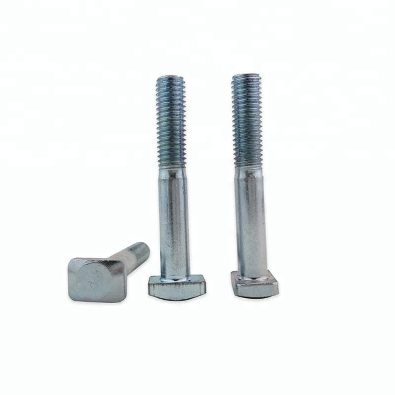 Zinc Plated carbon steel grade 8.8 10.9 square head bolt OEM