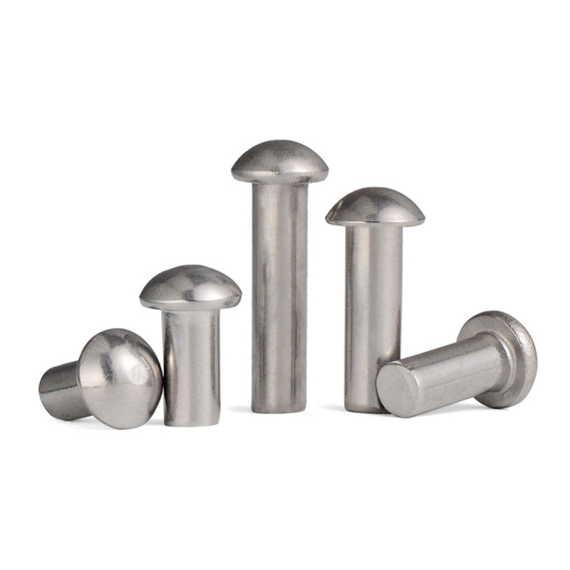 Stainless Steel SUPER DUPLEX SAF 2205 2507 A286 904L Round Thin Mushroom CSK Flat Countersunk Head Solid Rivet DIN 660 302 7338