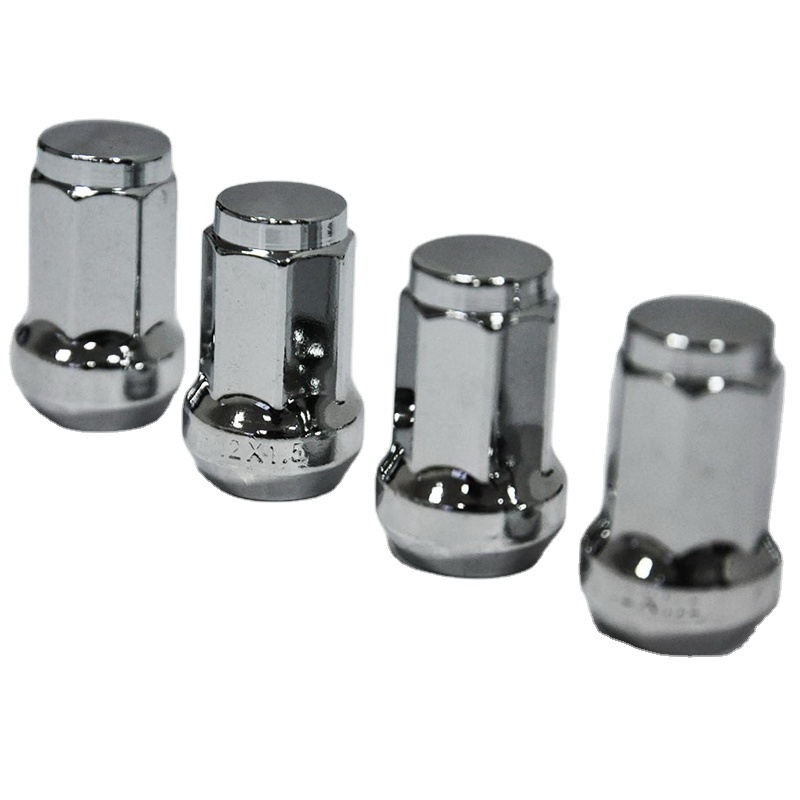 M12x1.5 M12x1.125 M14x1.75 Metric Carbon Steel Grade Class 4.8 8.8 10.9 12.9 Nickel Chrome Cadmium Plated Wheel Lug Nut