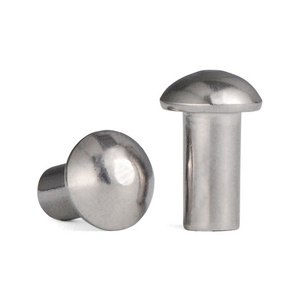 Stainless Steel SUPER DUPLEX SAF 2205 2507 A286 904L Round Thin Mushroom CSK Flat Countersunk Head Solid Rivet DIN 660 302 7338