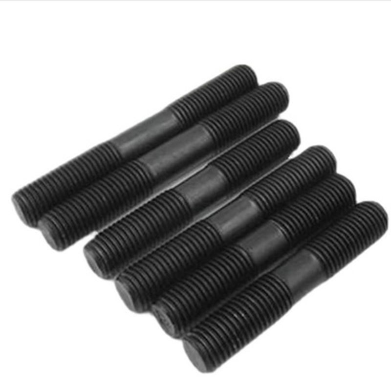 M10 M12 M14 M16 M20 Carbon Steel Gr4.8 Gr6.8 Gr8.8 Gr10.9 Gr12.9 Black Oxide Double end stud Bolt DIN938 DIN940