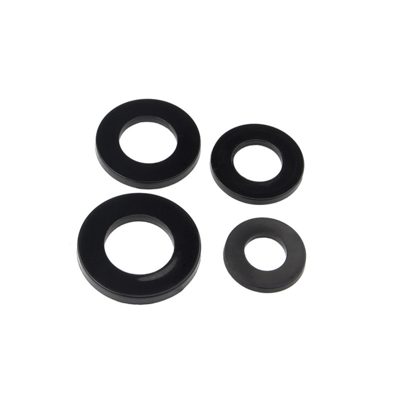 PA66 Black White Nylon Plastic Round Shim Flat Washer Plain Washer Gasket DIN125