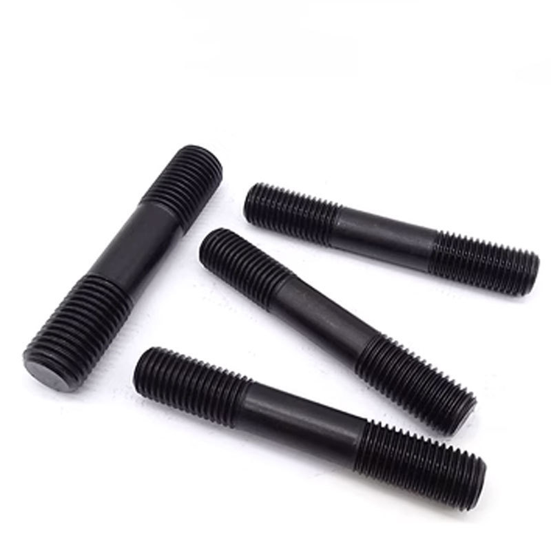 M10 M12 M14 M16 M20 Carbon Steel Gr4.8 Gr6.8 Gr8.8 Gr10.9 Gr12.9 Black Oxide Double end stud Bolt DIN938 DIN940