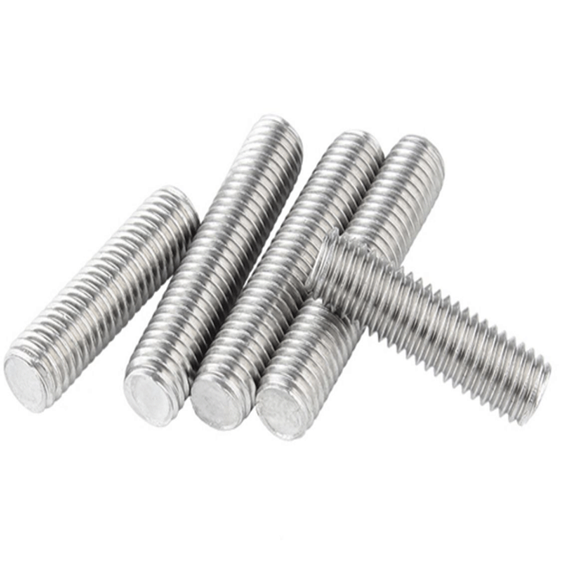 M6 M8 M10 M12 M16 ss304 ss316 A2 A4 Stainless Steel full thread,partial thread Stud Bolt with nut Double end stud DIN976