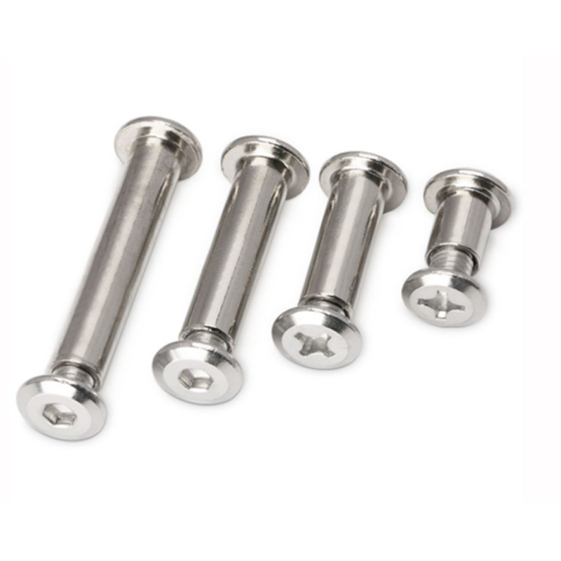 M6 M8 Stainless Steel SUS304 SUS316 Hex Socket Drive Male And Female Chicago Binding Screw