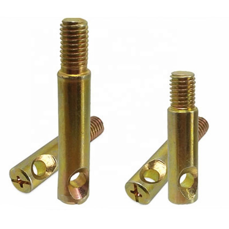 Customized Copper Barrel Bolt With Center Hole