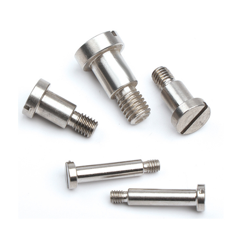 M6 M8 18-8 Stainless Steel INOX SUS SS 304 316 316L Passivation Polished Slotted Round Hole Pan Head Shoulder Step Bolt DIN923