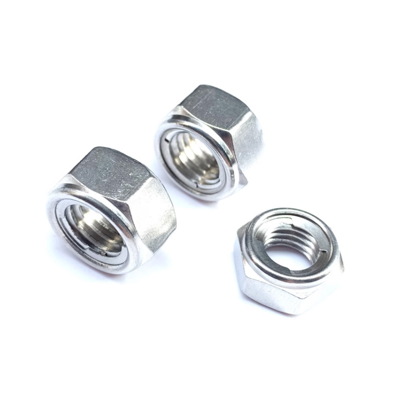 Steel 4.8 8.8 10.9 12.9 Nickel Chrome Cadmium Plated All Metal Prevailing Torque Hexagon Hex Self Locking Nut DIN980V DIN980M