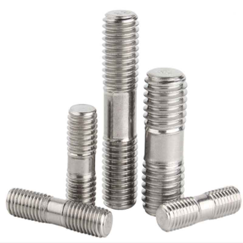 Stainless Steel ss201 ss304 ss316 ss316L A2 A4 Double End Stud Bolt GB901