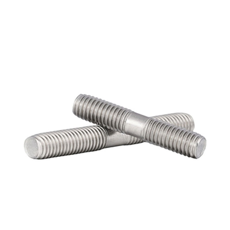 Metric Stainless Steel SUS201 SUS304 SUS316 SUS430 Plain Polished Double End Stud Threaded Stud Bolt DIN938 DIN939 DIN940