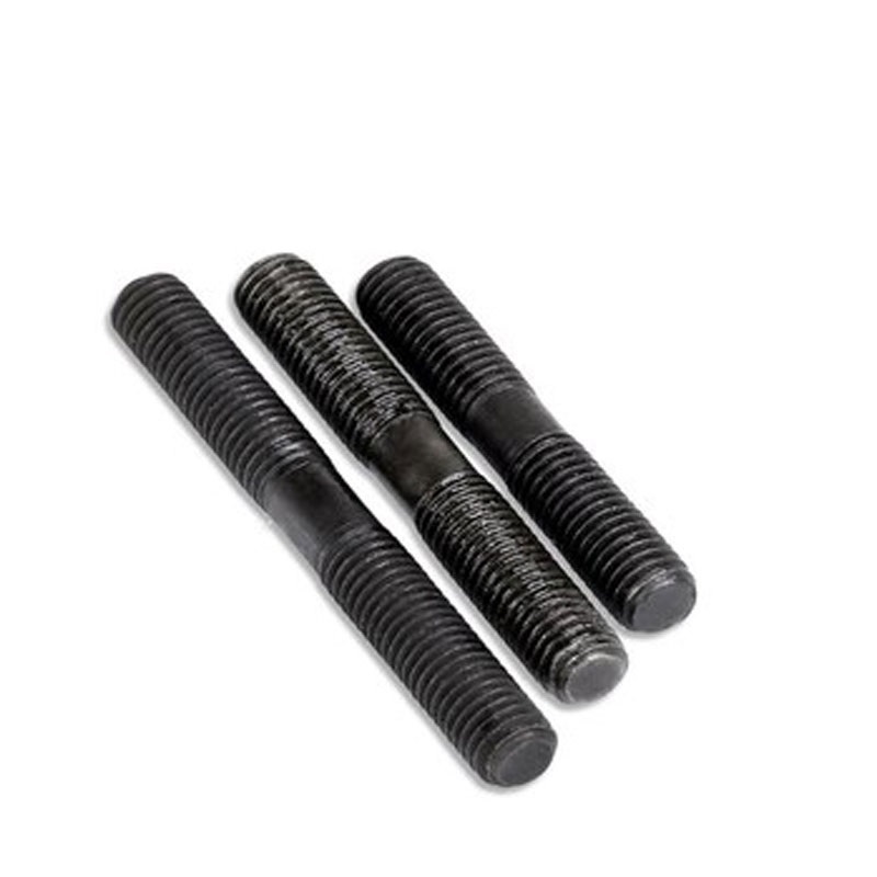 Carbon Steel ASTM A325  GR A B C ASTM 449 B7 B8 B8M Black Oxide Metric Standard Double End Stud DIN938 DIN939 DIN940