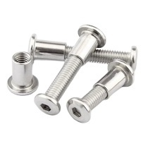 M6 M8 Stainless Steel SUS304 SUS316 Hex Socket Drive Male And Female Chicago Binding Screw