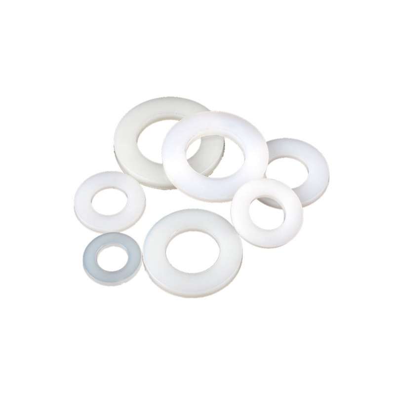 PA66 Black White Nylon Plastic Round Shim Flat Washer Plain Washer Gasket DIN125