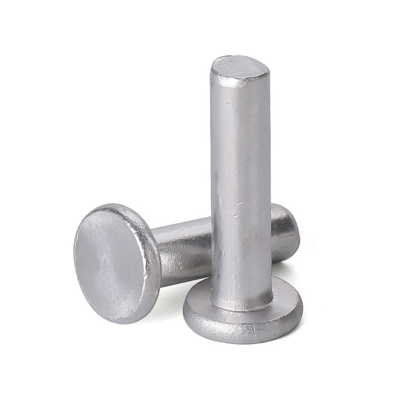 18-8 Stainless Steel INOX SS304 SS316 SS316L A2-70 A4-80 A2-80 A4-70 Flat Solid Rivet DIN 7338