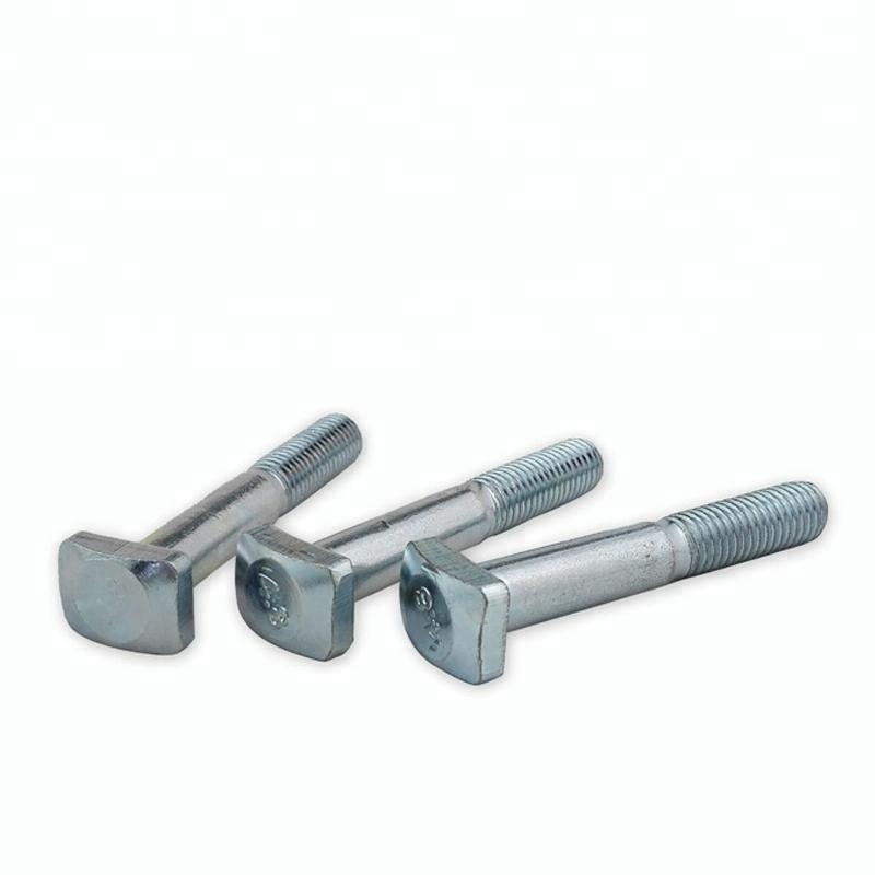 Zinc Plated carbon steel grade 8.8 10.9 square head bolt OEM