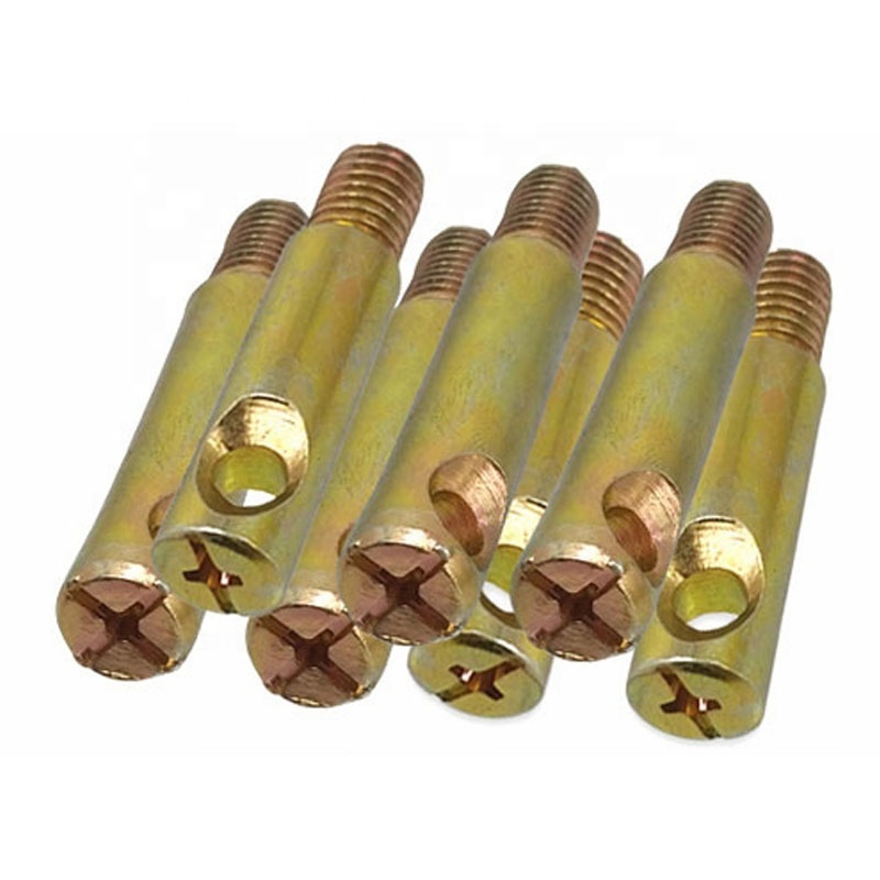 Customized Copper Barrel Bolt With Center Hole