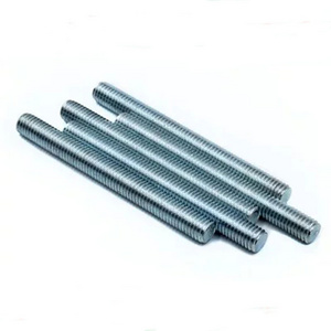 carbon steel trapezoidal threaded rod galvanized din975