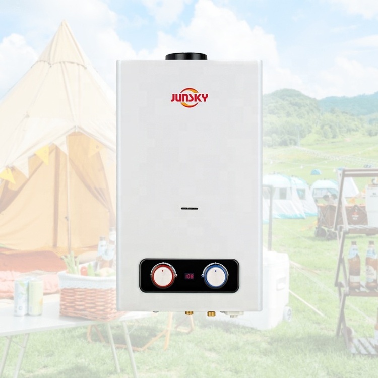 JunSky BD series outdoor instant gas hot water system tankless portable gas water heater of 6L/10L