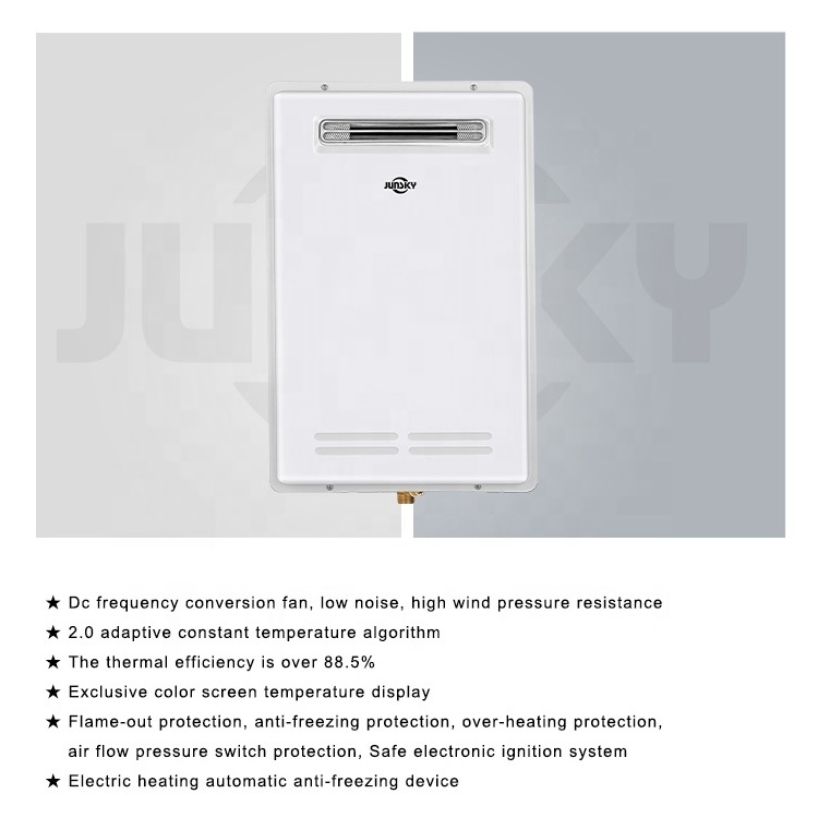 JunSky WA series instant gas hot water system tankless gas water heater of 20L/26L