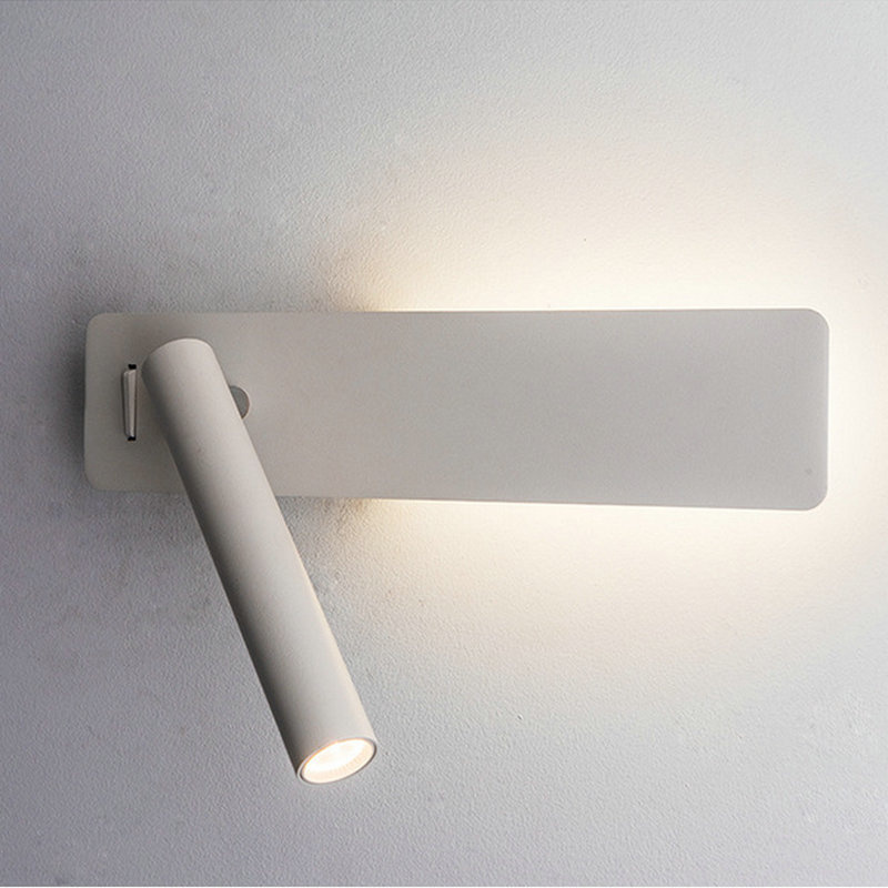 350 degree Adjustable Spot reading Lights Wall Mounted Led Beside wall lamp