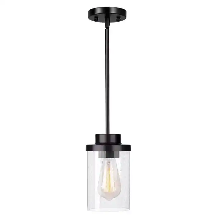 American metal clear seeded glass bubble kitchen lights ceiling ideas bathroom pendant light