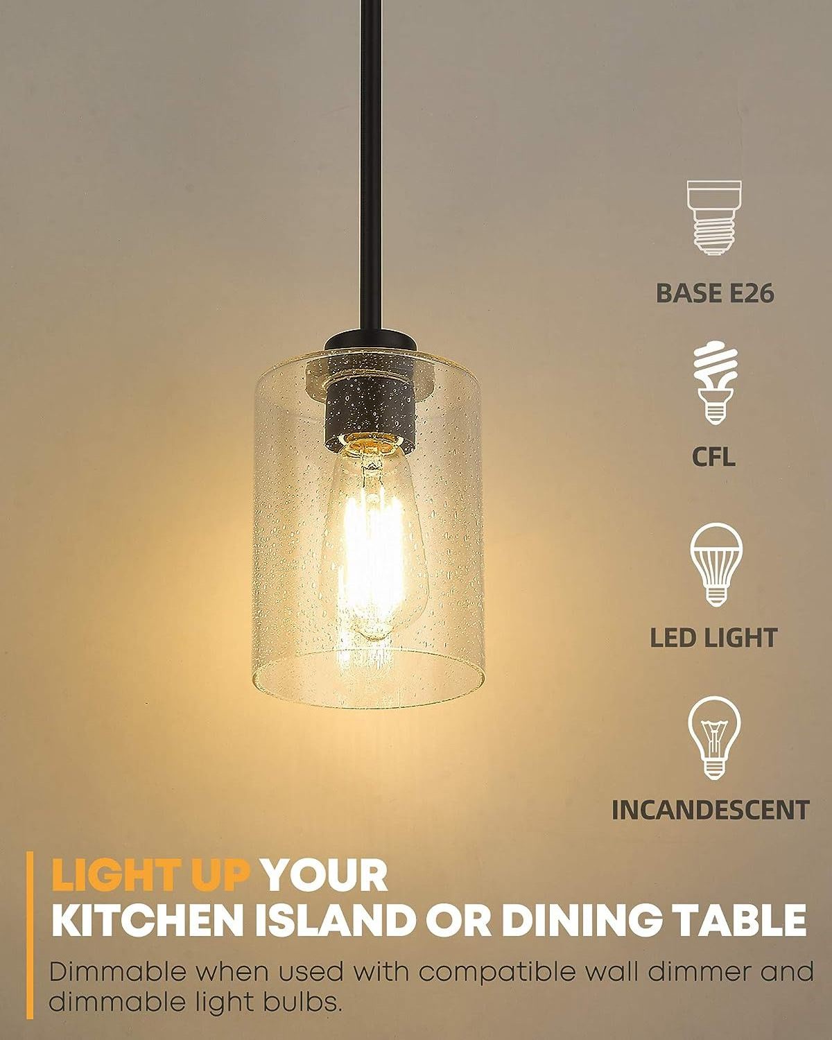 American metal clear seeded glass bubble kitchen lights ceiling ideas bathroom pendant light