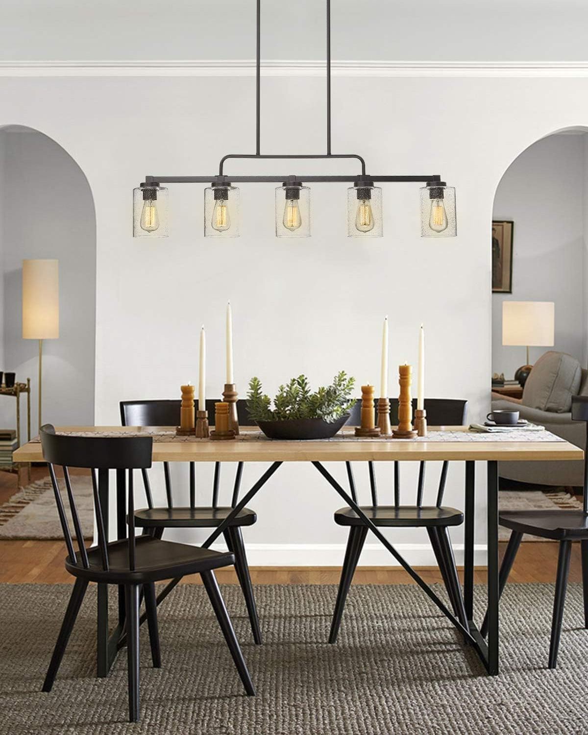 Industrial Lamp Pendant chandeliers ceiling luxury pendant light 5-Light Kitchen Island Light