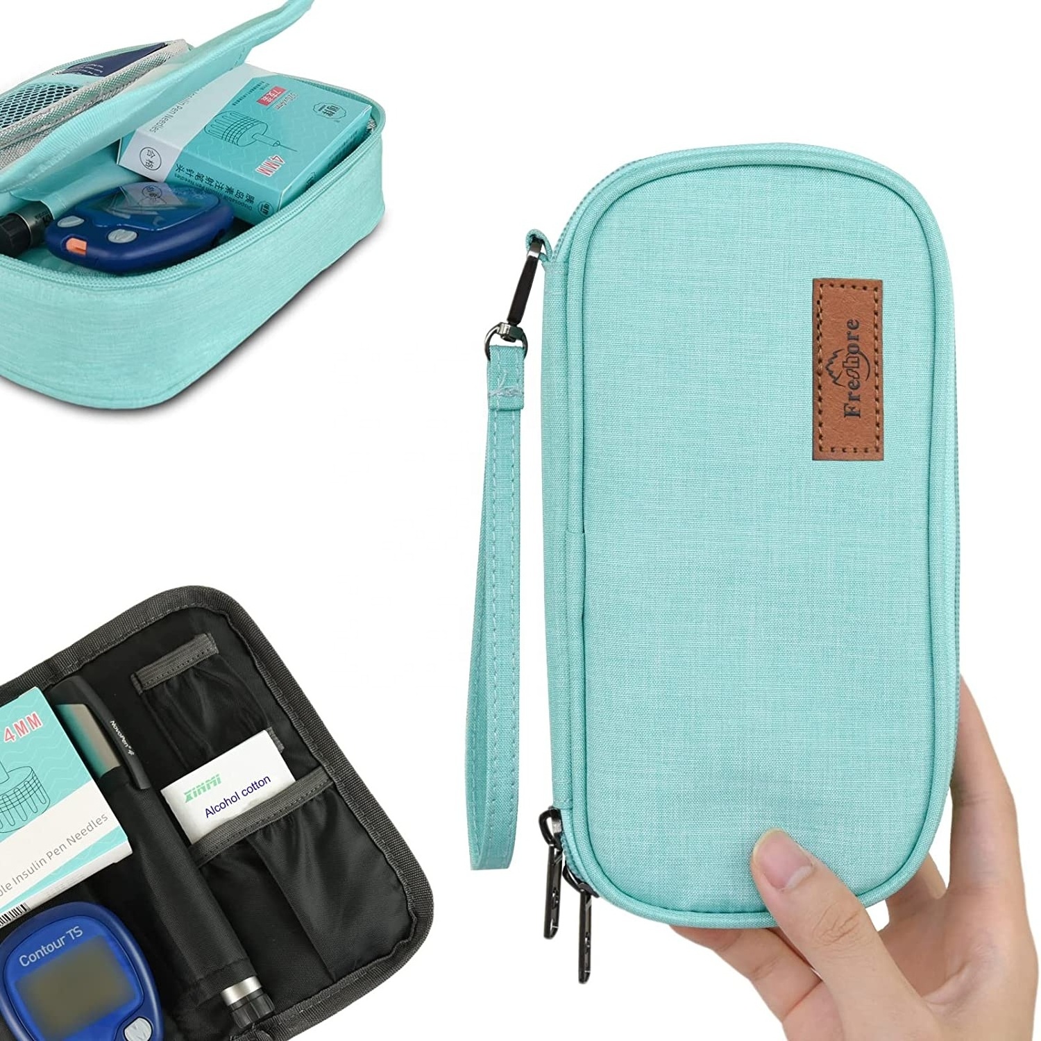 Insulin Cooler Travel Case - Organizer Insulin Case for Diabetes Accessories Keep Supplies Safe and Cold Medicine bag