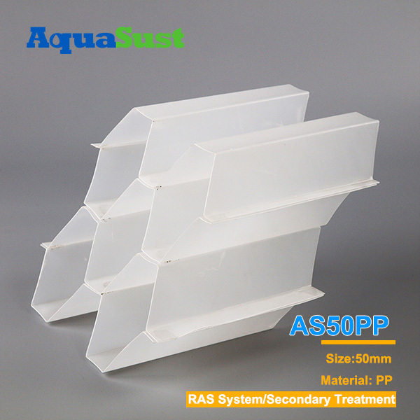 1.0mm 1.2mm wall PP or PVC UV protect inclined Lamella clarifier media tube settler for waste water and drink water